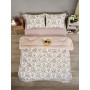 ETE HOMETEX ÇİFT KİŞİLİK LÜX WELSOFT YORGAN SETİ 195X215CM AKSU BEJ 8696474231869
